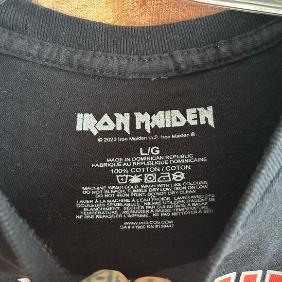 Iron Maiden The Trooper T Shirt Mens Rock Music Classic Band Tee New Black Large - Picture 9 of 12